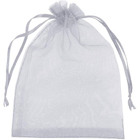 Saco de Organza Prata 10X15CM (7908609004104)
