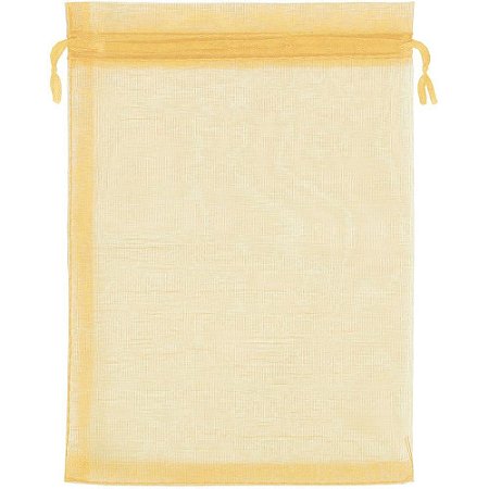 Saco de Organza Dourado 14X20CM