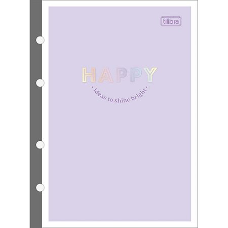 Bloco para Fichario Colegial HAPPY 80FLS.