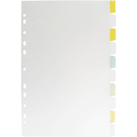 Divisoria Fichario Plastica 10 Projeçoes PP A4 C/VISOR TR