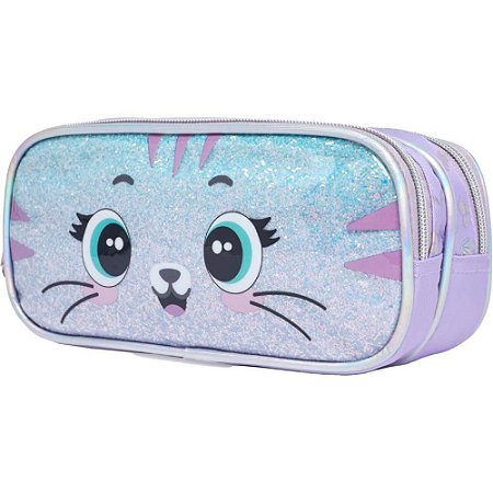 Estojo PVC PACK ME CAT Duplo