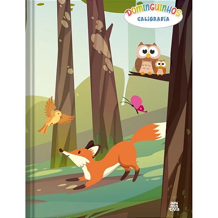 Caderno Caligrafia Capa Dura Dominguinhos Costurado UN.40F