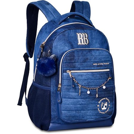 Mochila Rebecca Bonbon Jeans G Azul