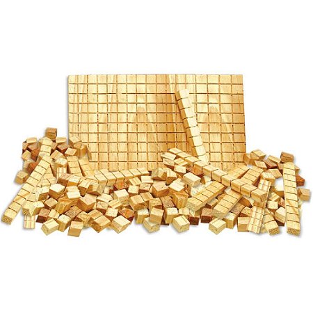 Material Dourado C/ESTOJO de Madeira 111 Pecas