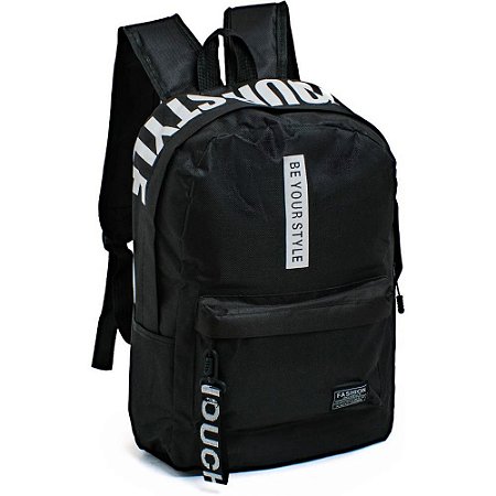 Mochila Young Fashion MD Preta