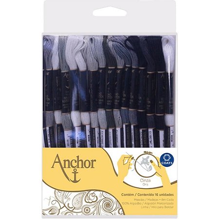 Linha Bordar ANCHOR 16 Meadas T. CZ (S)