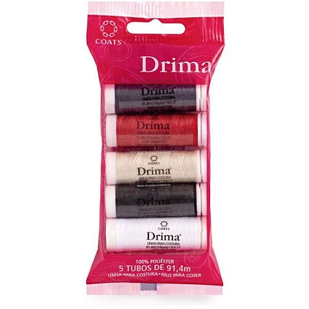 Linha Corrente Drima 5 Cores C/100 Jardas CD
