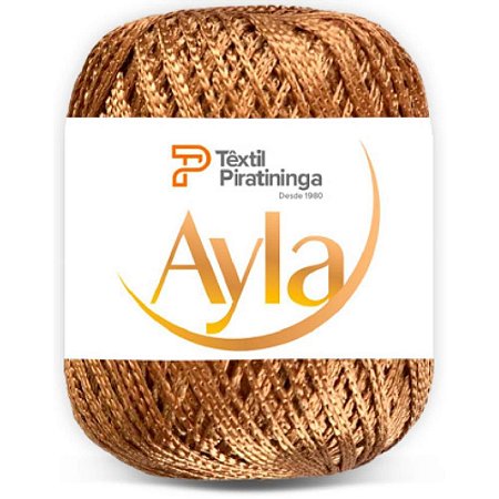 Linha para Croche 100G AYLA Linho Brilho 130M