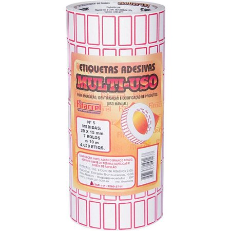 Etiqueta para Preco 29X15MM C/4660 Etiquetas