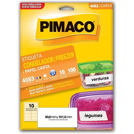 Etiqueta Carta 4083 CONG 10 FLS 50,8X101,6 MM