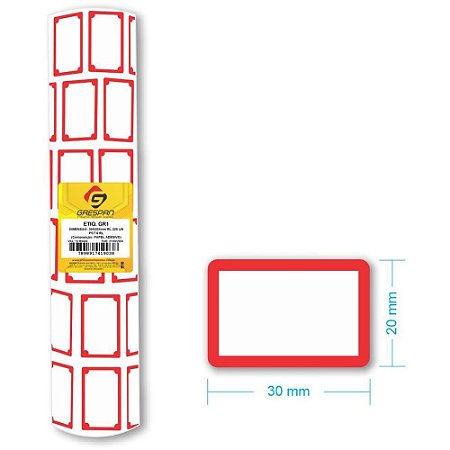 Etiqueta para Preco GR-1 30X20MM C/225 Etiquetas