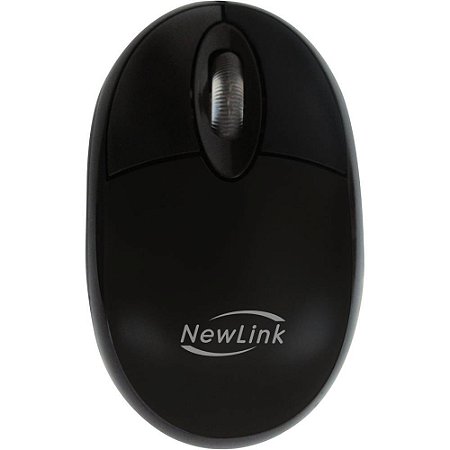 Mouse Mini Optico USB FIT 1000DPI 3BOTOES Preto