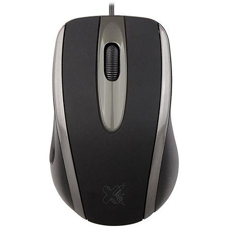 Mouse Optico USB Techzone 800DPI PTO/CINZA 2.0