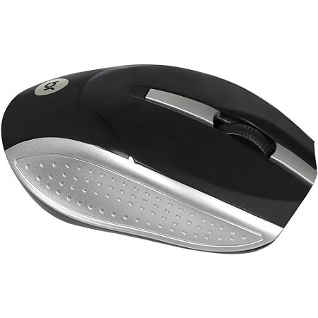 Mouse Optico USB 800DPI Cabo 1,3M PRETO/PRATA