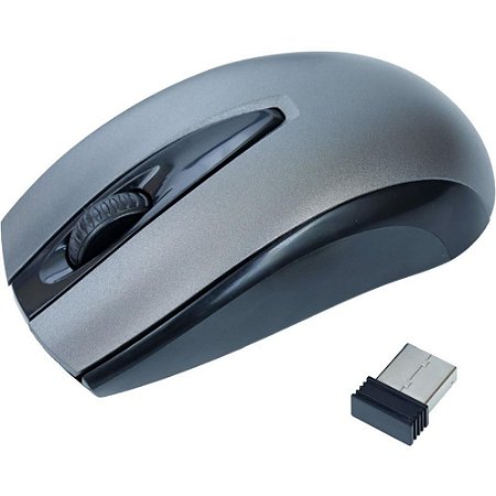 Mouse Optico sem Fio MOBY 1000DPI Preto