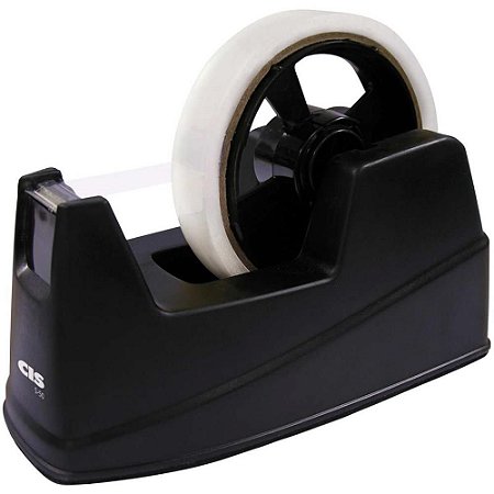Suporte para Fita Adesiva CIS S-50 Medio Preto