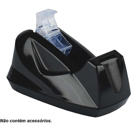 Suporte para Fita Adesiva Grande Preto Comercial