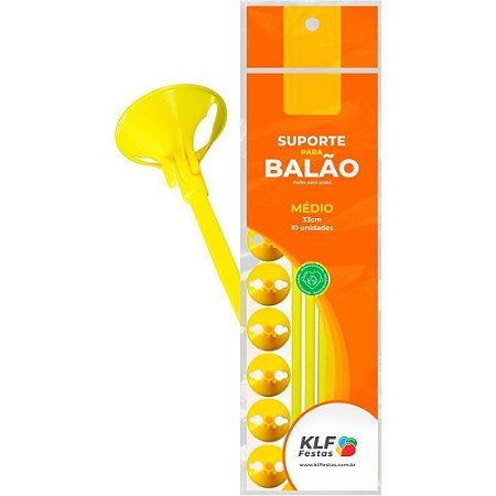 Suporte para Balao Amarelo 33CM