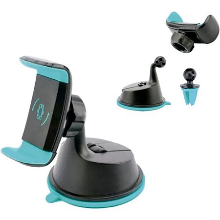 Suporte para Celular Universal 2EM1 360° Preto