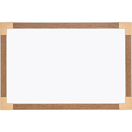 Quadro Branco com Moldura em Madeira 200X120CM UV MDF - Stalo