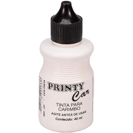 Tinta para Carimbo 40ML Preta (7897216901336)