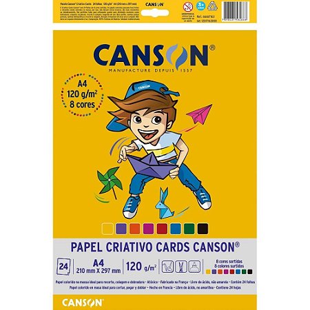 Bloco para Educacao Artistica Criativo A-4 120G.24FLS 8CORES