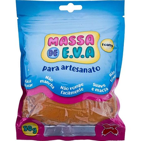 Massa de EVA Marrom 50G