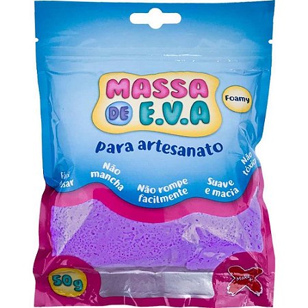 Massa de EVA Roxo 50G