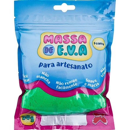 Massa de EVA Verde Escuro 50G