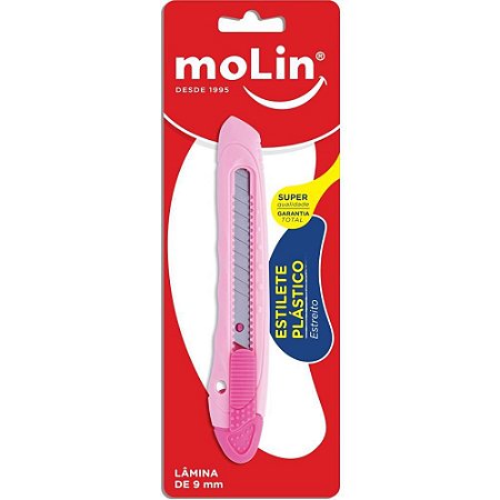 Estilete Estreito Rosa 9MM