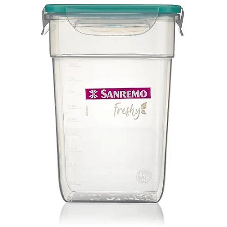 Pote Plastico com Travas FRESHY 1,4L.