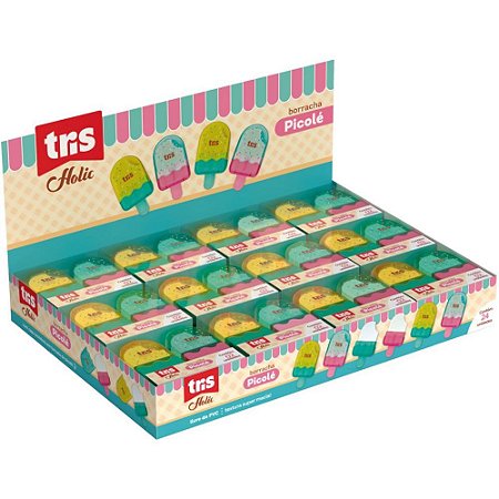 Borracha Decorada TRIS Holic Picole AM/AZ