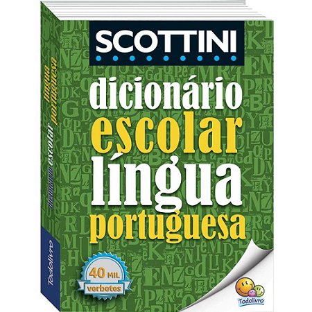 Dicionario Portugues Scottini 40.000 Verbete 560PG