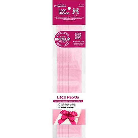 Laco Pronto Liso 22MMX44CM Cetim Rosa Bebe