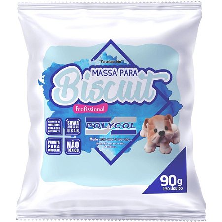 Massa de Porcelana Fria Biscuit 90G Azul Ceuzinho