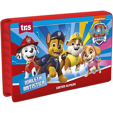 Maleta para Pintura Patrulha Canina 42 Pecas