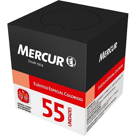 Elastico Colorido Especial Sortido 55PCS