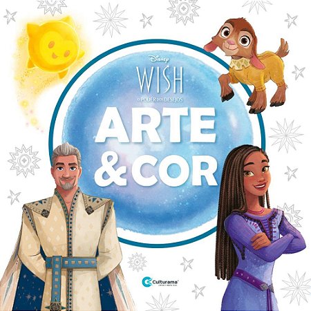 Livro Infantil Colorir WISH ARTE e COR 20X27CM 36PGS