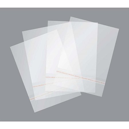Saco Adesivado Transparente  8X10CM+2,5CM ABA
