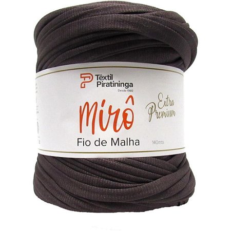Fio de Malha Cinza Escuro 140M Miro Premium