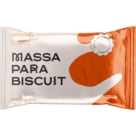Massa de Porcelana Fria Biscuit 85G Laranja