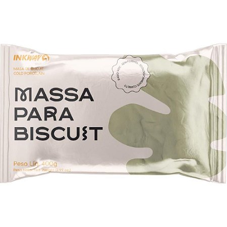 Massa de Porcelana Fria Biscuit 400G Natural