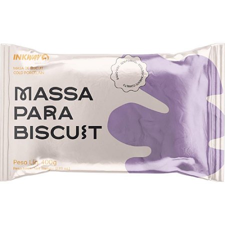Massa de Porcelana Fria Biscuit 400G Lilas