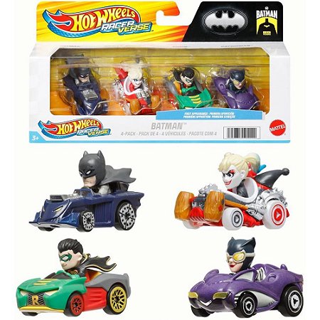 Hot Wheels Colecionavel Racerverse Disney 4-PACK (S)