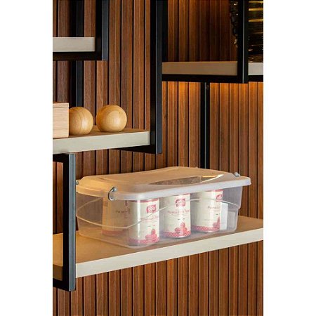Caixa Plastica Multiuso Pratic BOX 10L 41X29X14CM