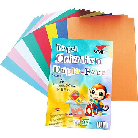 Bloco para Educacao Artistica Dupla Face A4 C/8 24F 120G
