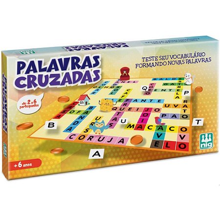 Jogo de Tabuleiro Palavras Cruzadas