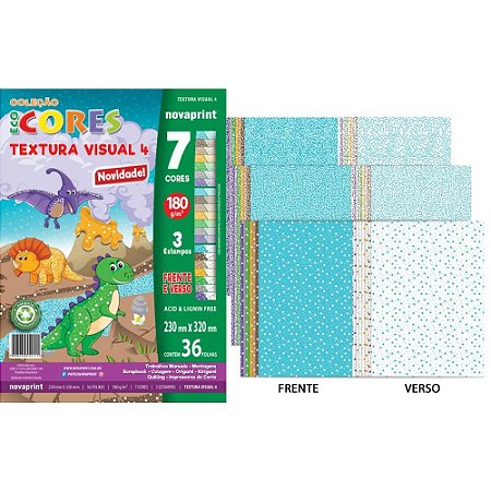 Bloco para Educacao Artistica Textura 4 180G 36FLS 32X23CM