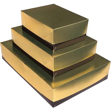 Caixa para Presente com Tampa Madrid GD 25,5X35X7,5 TEXT. do