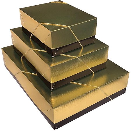 Caixa para Presente com Tampa Madrid MD 19X26X7,5 ELAST. TEX